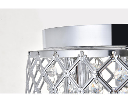 Elegant Tully 4-Light Flush Mount - Chrome, L 10" (LD5010F10C)