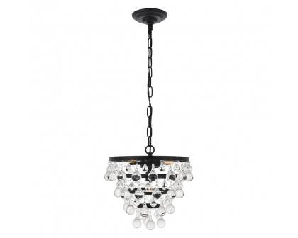 Elegant Kora 5-Light Pendant - Black, L 13" (LD5016D13BK)