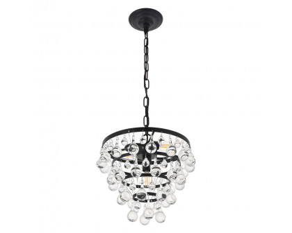 Elegant Kora 5-Light Pendant - Black, L 13" (LD5016D13BK)