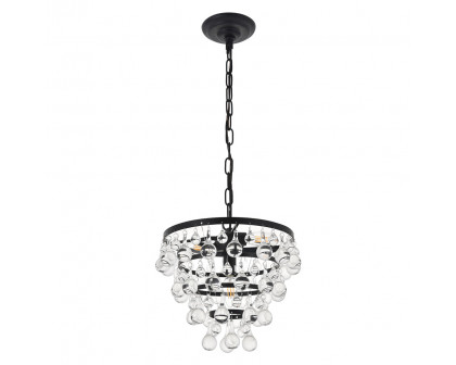 Elegant Kora 5-Light Pendant - Black, L 13" (LD5016D13BK)