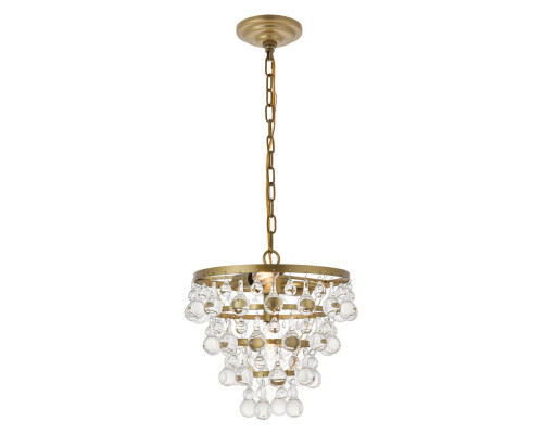 Elegant Kora 5-Light Pendant - Brass, L 13" (LD5016D13BR)