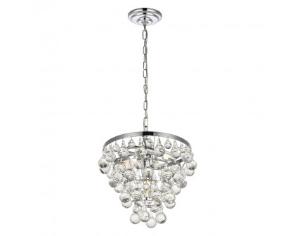 Elegant Kora 5-Light Pendant - Chrome, L 13" (LD5016D13C)