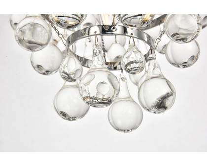 Elegant Kora 5-Light Pendant - Chrome, L 13" (LD5016D13C)