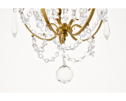 Elegant Kirin 1-Light Pendant - Brass (LD5017D11BR)