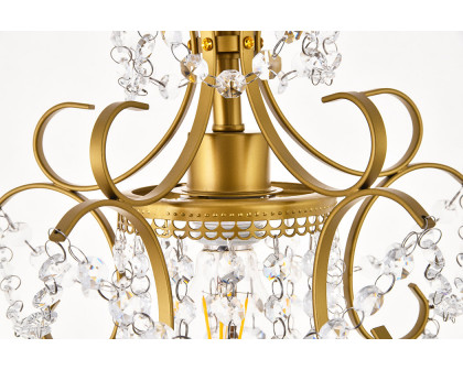 Elegant Kirin 1-Light Pendant - Brass (LD5017D11BR)