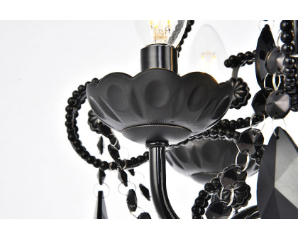 Elegant Kato 4-Light Pendant - Black (LD5018D12BK)