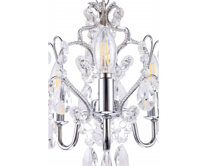 Elegant Karter 3-Light Pendant - Chrome (LD5019D9C)