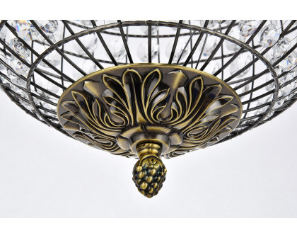 Elegant Pendant Light - Antique Bronze, L 12" (LD5025)