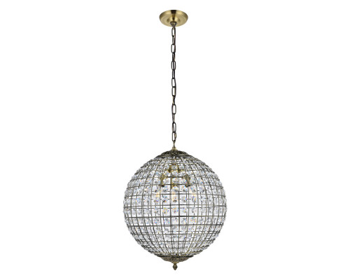 Elegant Pendant Light - Antique Bronze, L 16" (LD5026)