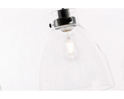 Elegant Pendant Light - Black, L 11" (LD5029D11BK)