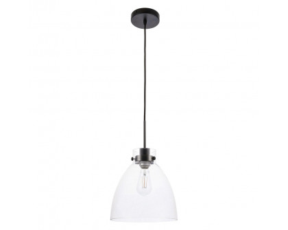 Elegant Pendant Light - Black, L 11" (LD5029D11BK)