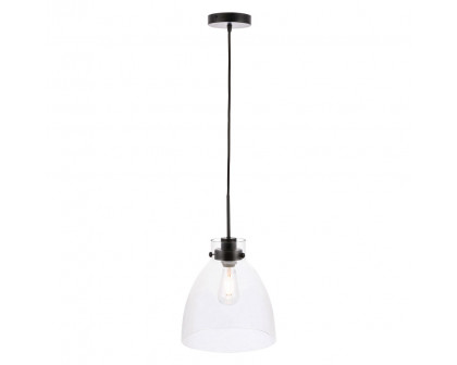 Elegant Pendant Light - Black, L 11" (LD5029D11BK)