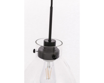 Elegant Pendant Light - Black, L 42" (LD5030D42BK)