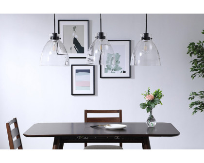 Elegant Pendant Light - Black, L 42" (LD5030D42BK)