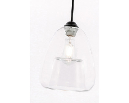 Elegant Pendant Light - Black, L 8" (LD5031D8BK)