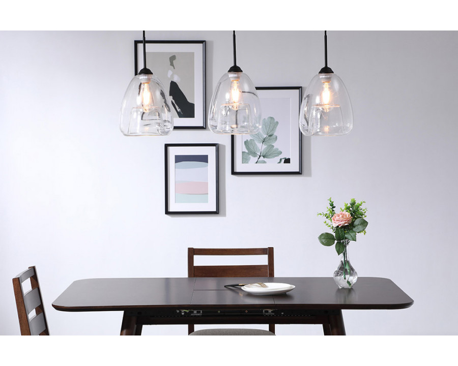 Elegant Pendant Light - Black, L 36" (LD5032D36BK)