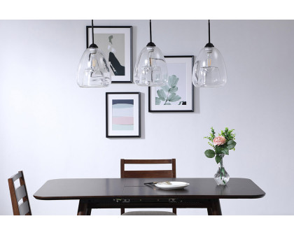 Elegant Pendant Light - Black, L 36" (LD5032D36BK)