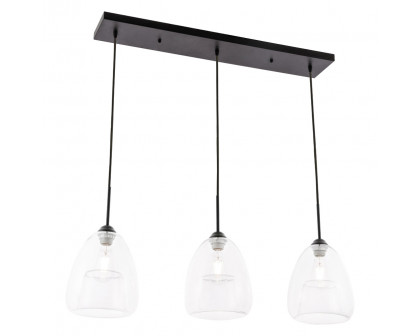 Elegant Pendant Light - Black, L 36" (LD5032D36BK)