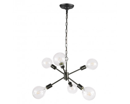 Elegant Pendant Light - Black (LD5033D16BK)