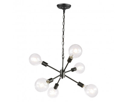 Elegant Pendant Light - Black (LD5033D16BK)