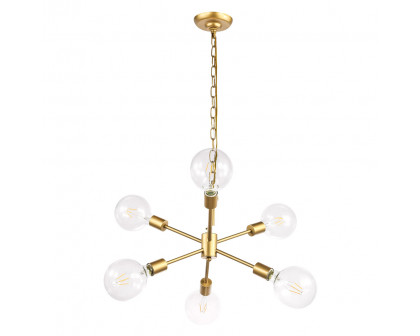 Elegant Pendant Light - Brass (LD5034D16BR)