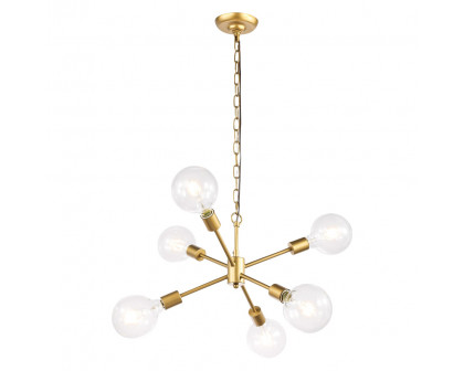 Elegant Pendant Light - Brass (LD5034D16BR)