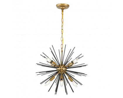 Elegant Pendant Light - Black, L 20" (LD5035D20BK)