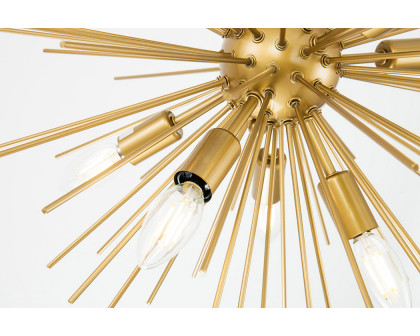 Elegant Pendant Light - Brass, L 20" (LD5036D20BR)