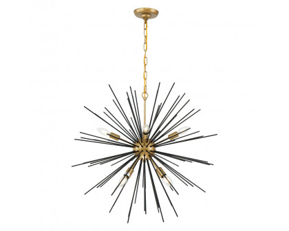 Elegant Pendant Light - Black, L 30" (LD5038D30BK)