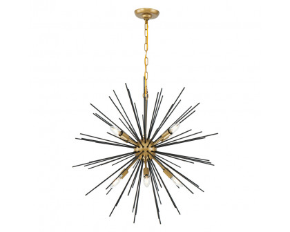 Elegant Pendant Light - Black, L 30" (LD5038D30BK)