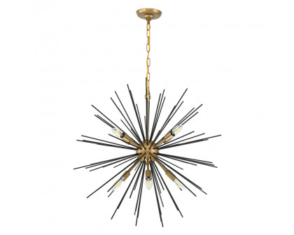 Elegant Pendant Light - Black, L 30" (LD5038D30BK)