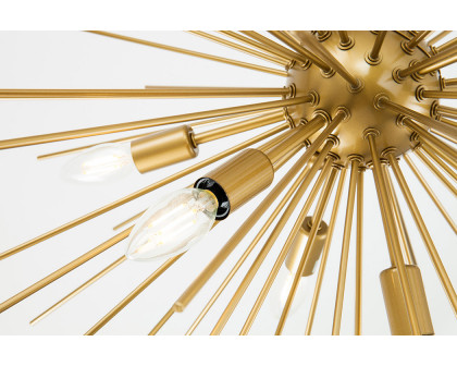 Elegant Pendant Light - Brass, L 30" (LD5039D30BR)