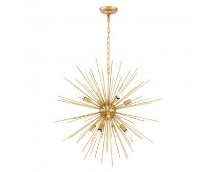 Elegant Pendant Light - Brass, L 30" (LD5039D30BR)