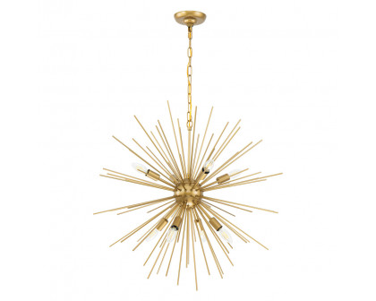 Elegant Pendant Light - Brass, L 30" (LD5039D30BR)