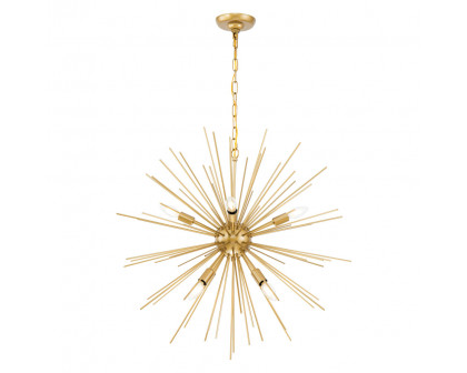 Elegant Pendant Light - Brass, L 30" (LD5039D30BR)