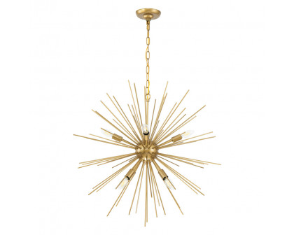 Elegant Pendant Light - Brass, L 30" (LD5039D30BR)