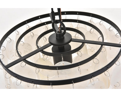 Elegant Selene 1 Light Pendant - Black, L 10" (LD5050D10BK)