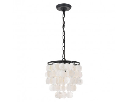 Elegant Selene 1 Light Pendant - Black, L 10" (LD5050D10BK)