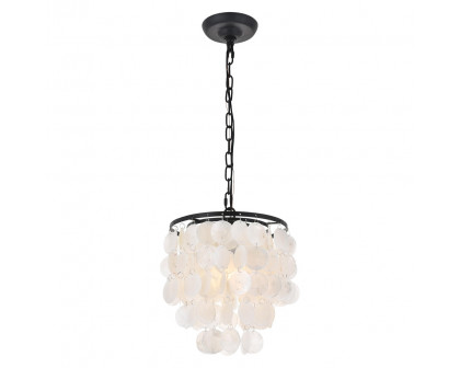 Elegant Selene 1 Light Pendant - Black, L 10" (LD5050D10BK)