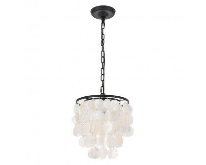 Elegant Selene 1 Light Pendant - Black, L 10" (LD5050D10BK)