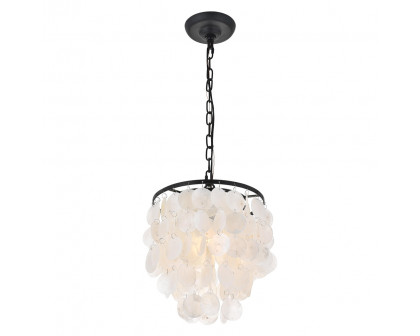 Elegant Selene 1 Light Pendant - Black, L 10" (LD5050D10BK)