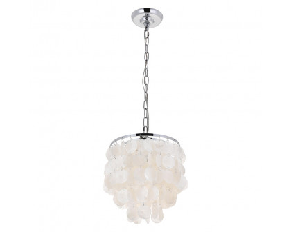 Elegant Selene 1 Light Pendant - Chrome, L 10" (LD5050D10C)