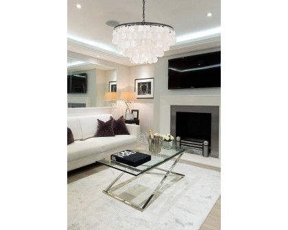 Elegant Selene 1 Light Pendant - Black, L 20" (LD5050D20BK)