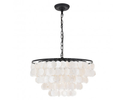 Elegant Selene 1 Light Pendant - Black, L 20" (LD5050D20BK)