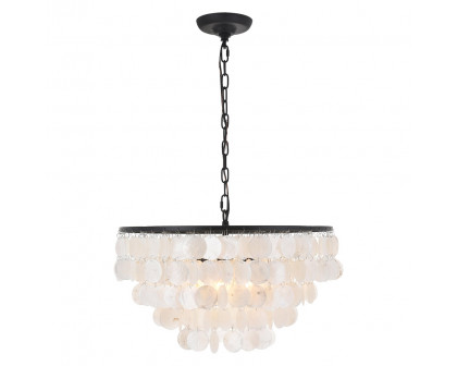 Elegant Selene 1 Light Pendant - Black, L 20" (LD5050D20BK)