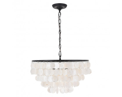 Elegant Selene 1 Light Pendant - Black, L 20" (LD5050D20BK)