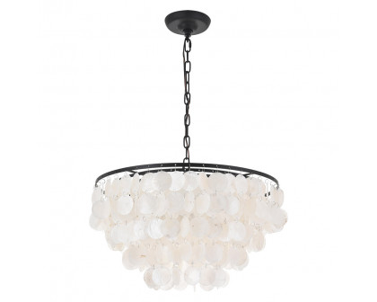 Elegant Selene 1 Light Pendant - Black, L 20" (LD5050D20BK)