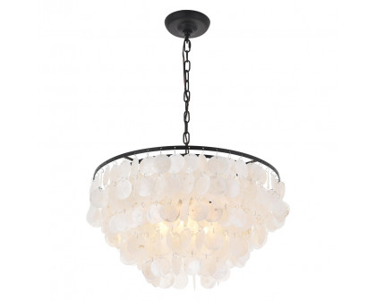 Elegant Selene 1 Light Pendant - Black, L 20" (LD5050D20BK)