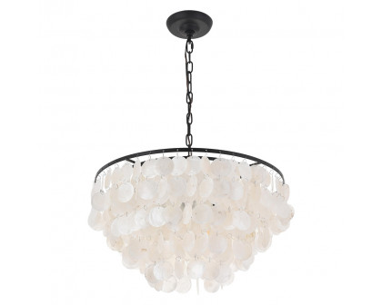 Elegant Selene 1 Light Pendant - Black, L 20" (LD5050D20BK)