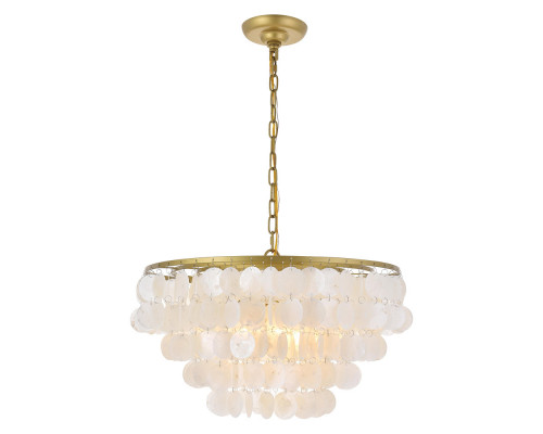 Elegant Selene 1 Light Pendant - Brass, L 20" (LD5050D20BR)